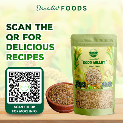 Organic Kodo Millet 2lbs / 950g, Unpolished & Gluten Free Whole Grain Millet
