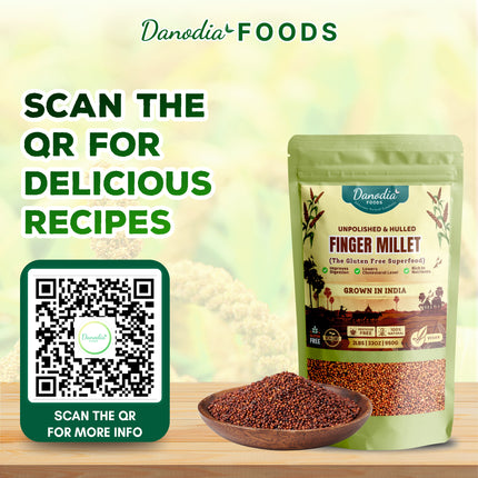 Finger Millet (Ragi), Premium Quality Whole Grain Millets 950g