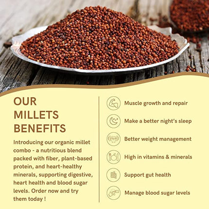 Organic Finger Millet Flakes (Ragi), Crunchy Millet Flakes 950g
