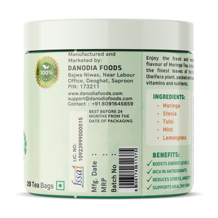 Danodia Foods Good Morning Moringa Tea  Dips - 20 Sachets