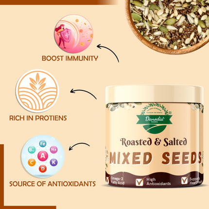 Danodia Foods Roasted and Salted Mix Seeds- 250gm